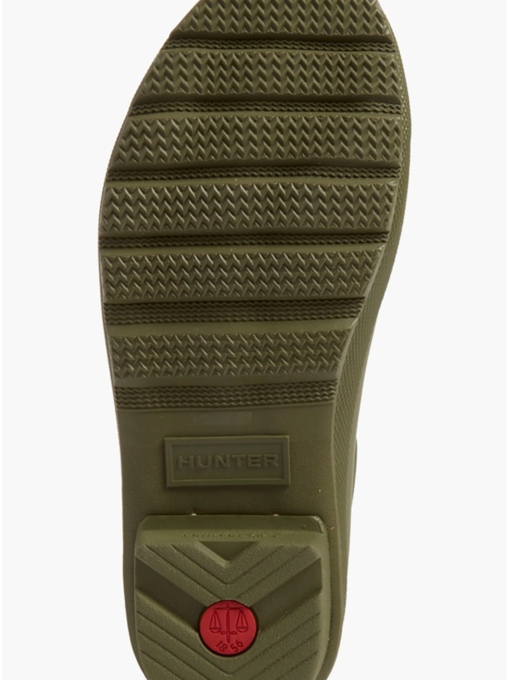 Hunter Short Chelsea Rain Boot - Olive Green NWOT - Picture 6 of 9